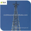 China manufacturing companies hot dip galvanizing long lifespan320 kV steel communication pole